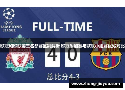 欧冠和欧联第三名参赛区别解析 欧冠附加赛与欧联小组赛优劣对比
